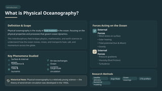 Oceanography Math Comprehensive Insights into Physical Oceanography and Offshore ...