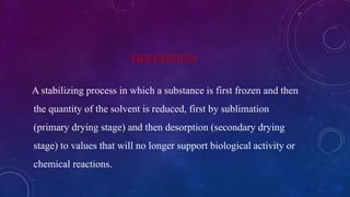 Stabilize A Process Physical pharmacy processes 1 | PPTX