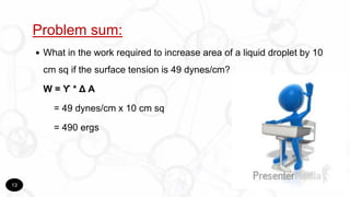 Surface and Interfacial tension
