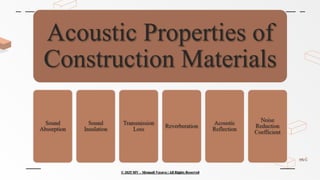 Physical Properties of Construction Materials | PPTX