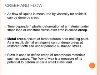 Physical properties of dental materials | PPTX
