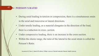 Physical properties of dental materials | PPTX