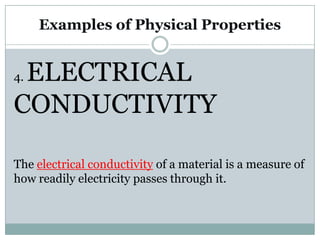 Physical properties of matter | PPT