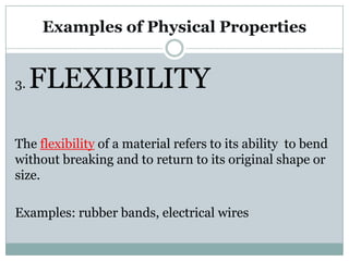Physical properties of matter | PPTX