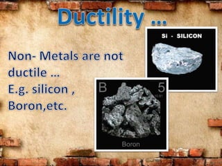 metals and non-metals