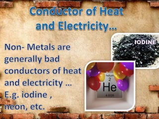 metals and non-metals