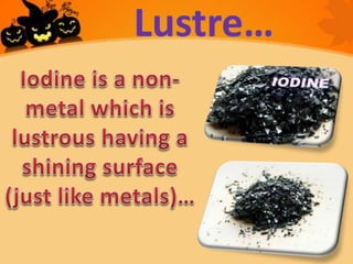 metals and non-metals