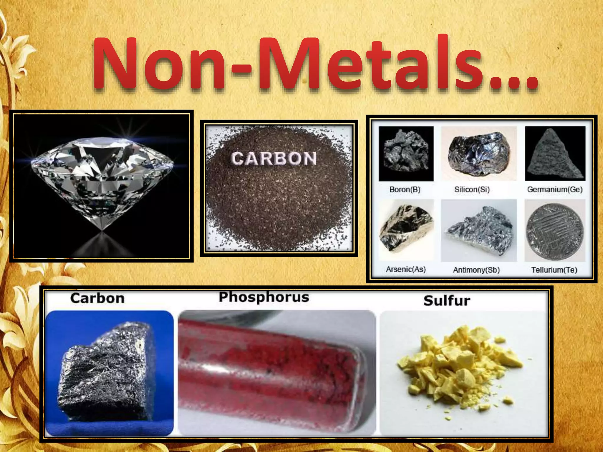 Physical properties of metals and non metals | PPTX