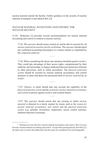 Nuclear Work Package Paperwork Example Physical Protection of Nuclear Material and Nuclear Facilities | PDF