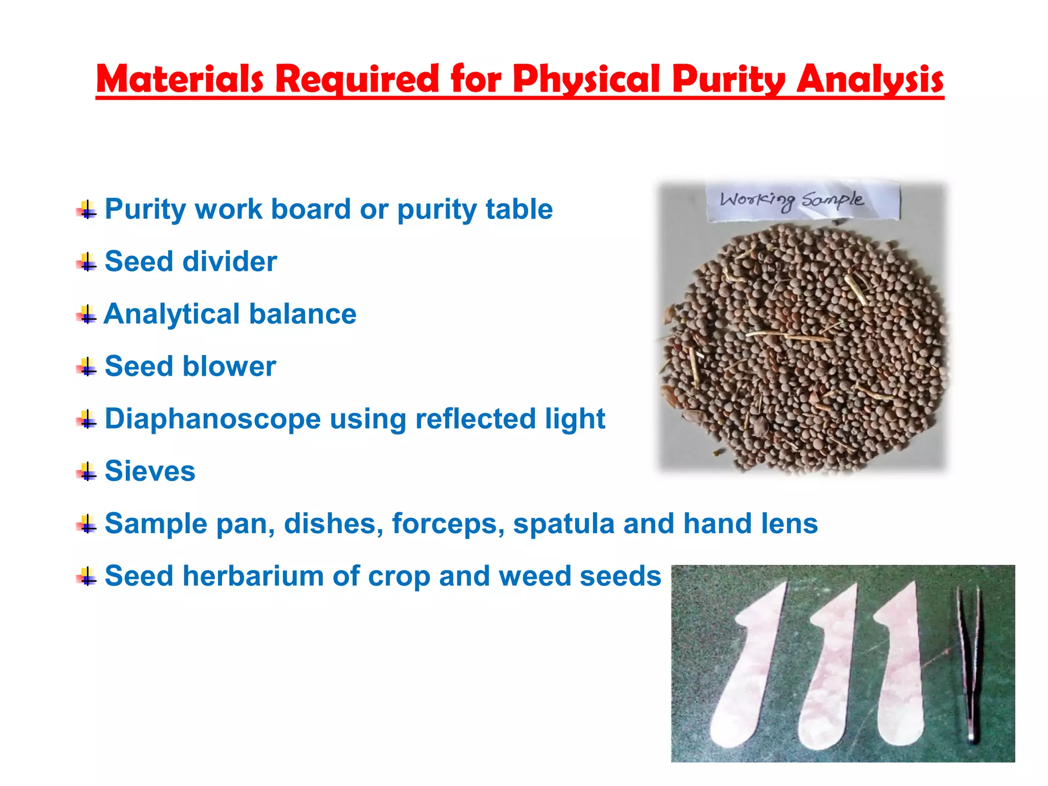 Physical Purity Testing pdf