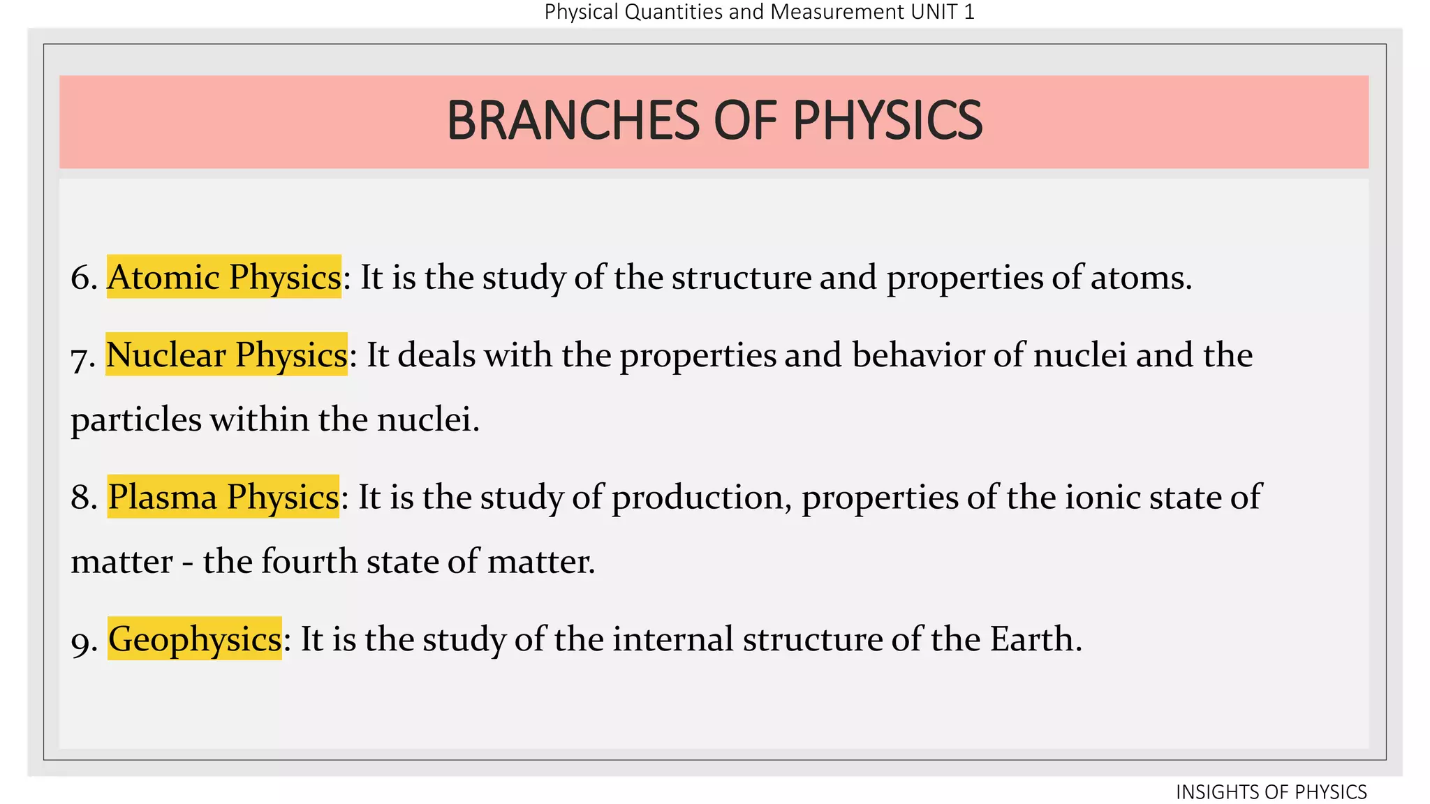 Physical quantities and measurement | PPTX