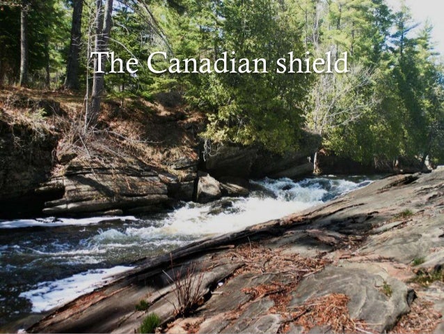 What are the natural resources in the Canadian shield?