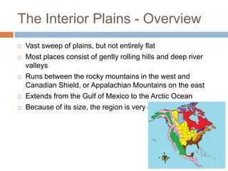 Interior Region Examples Physical regions of north america | PPTX