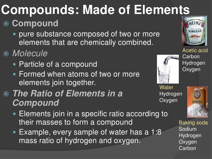 Physical Science 3.2 : Compounds