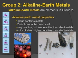 group contains metals