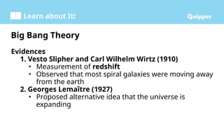 Physical Science SHS 1.1 The Big Bang Theory and the Formation of Light ...
