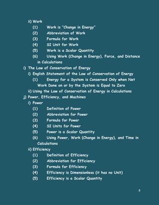 Physical Science Topics | PDF