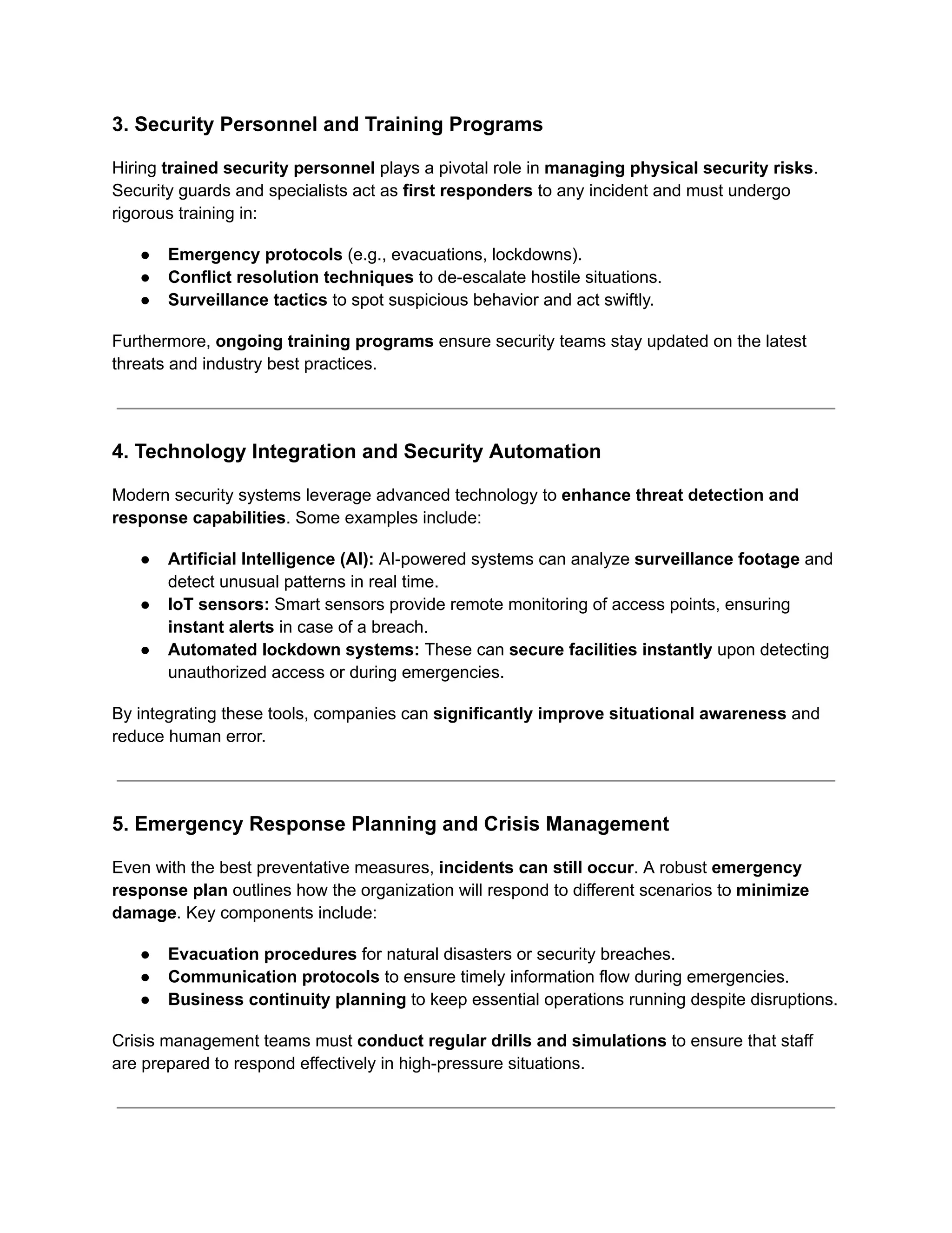Physical security risk management.Physical security risk management | PDF