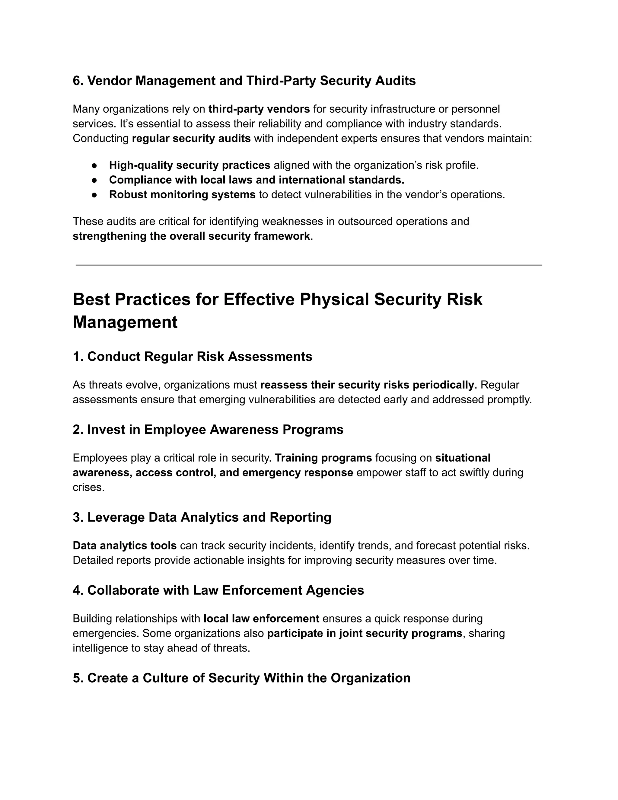 Physical security risk management.Physical security risk management | PDF