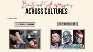 ACROSS CULTURES
Examples:
Body Modification
Foot binding in China
 