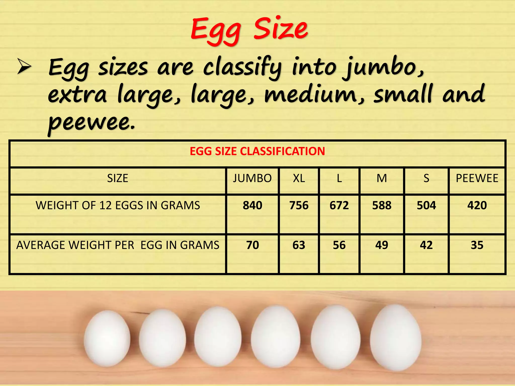 Physical structure and composition of eggs(KNHS) | PPTX