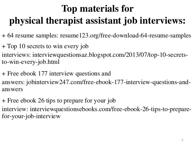 Physical Therapist Assistant Resume Sample Pdf Ebook