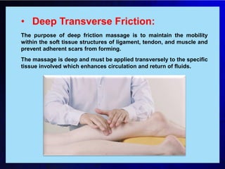 Scar Tissue Massage and Management