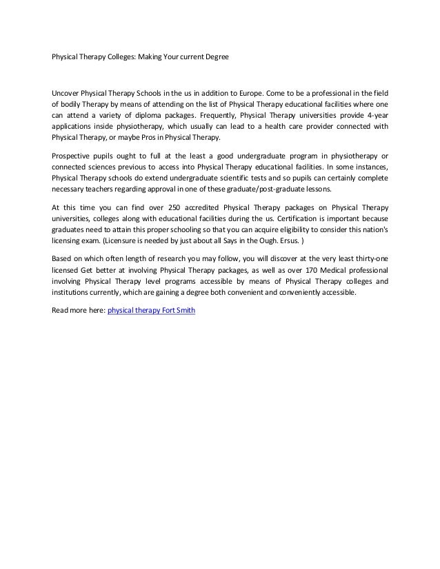 Physical therapy fort_smith