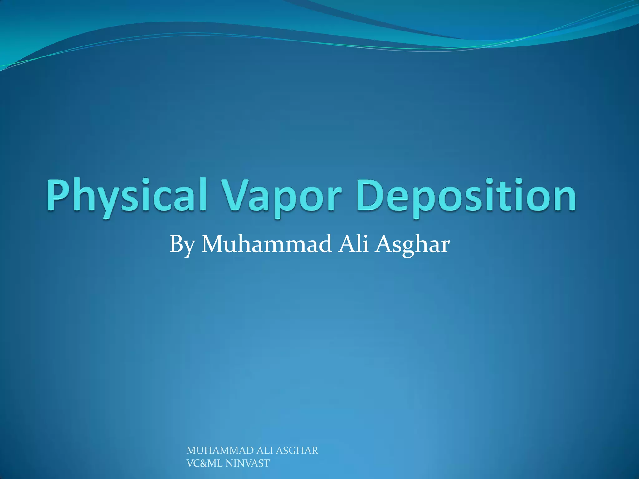 Physical vapor deposition | PDF