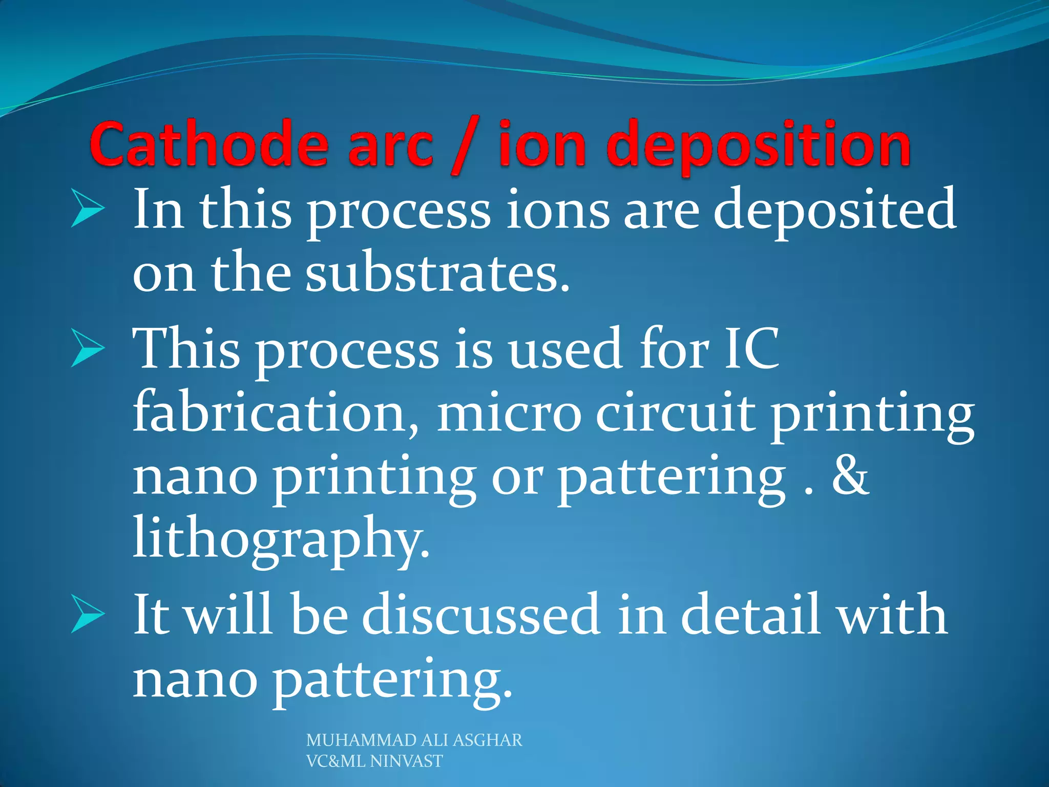 Physical vapor deposition | PDF