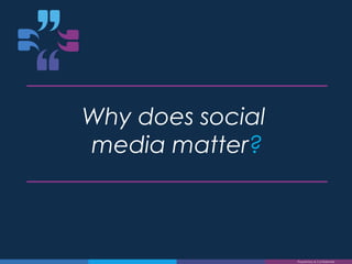 Why does social
media matter?
Proprietary & Confidential
 