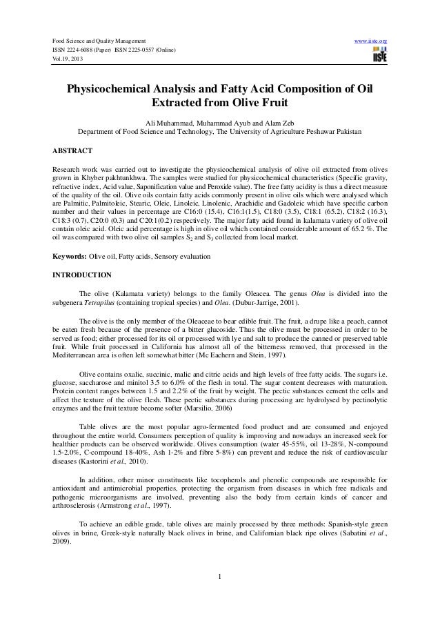 j of and food analysis composition oil Physicochemical analysis composition acid extracted and fatty of j of and food analysis composition oil Physicochemical analysis composition acid extracted and fatty of