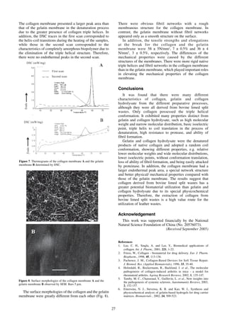 Physicochemical Properties of Collagen, Gelatin and Collagen ...