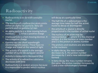 Radioactivity 