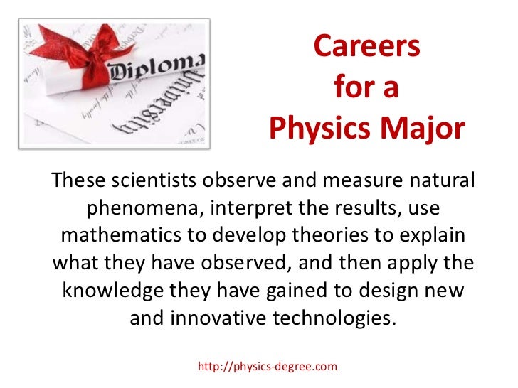 Physics Degree Careers Physics Degree Careers