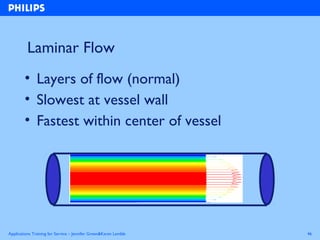 Applications Training for Service – Jennifer Green&Karen Lamble 46
Laminar Flow
• Layers of flow (normal)
• Slowest at ves...