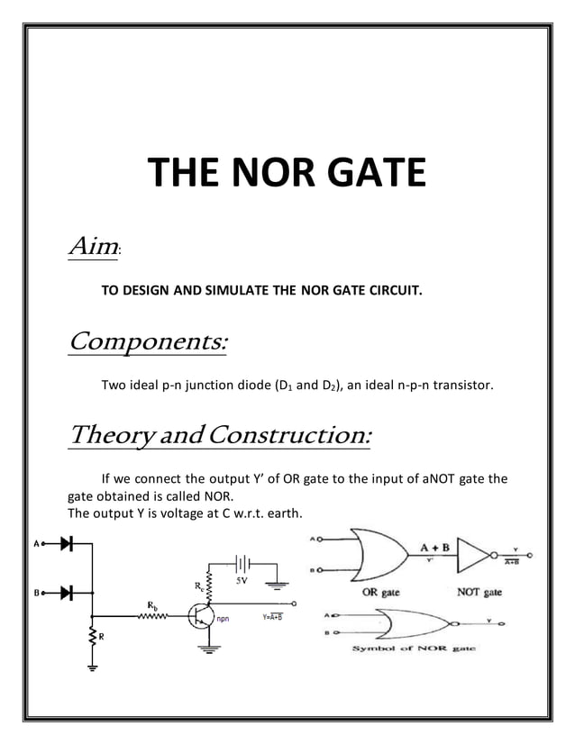verification of logic gates cbse class 12