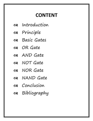 verification of logic gates cbse class 12 | DOCX