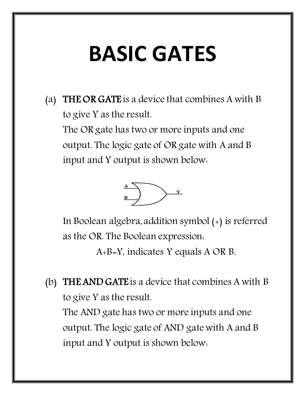 verification of logic gates cbse class 12