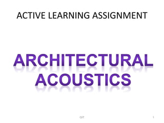 ACTIVE LEARNING ASSIGNMENT
GIT 1
 
