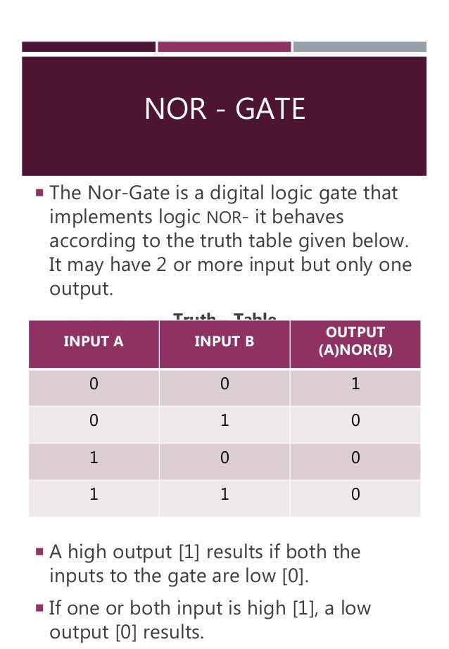 Two Input NOR gate using diode and transistors