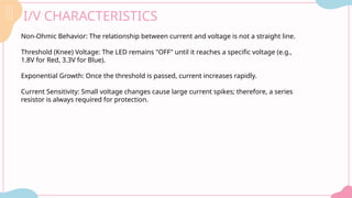 Physics presentation on LED Diode for 1st sem | PPTX