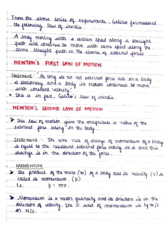 Physics Laws Of Motion Pdf