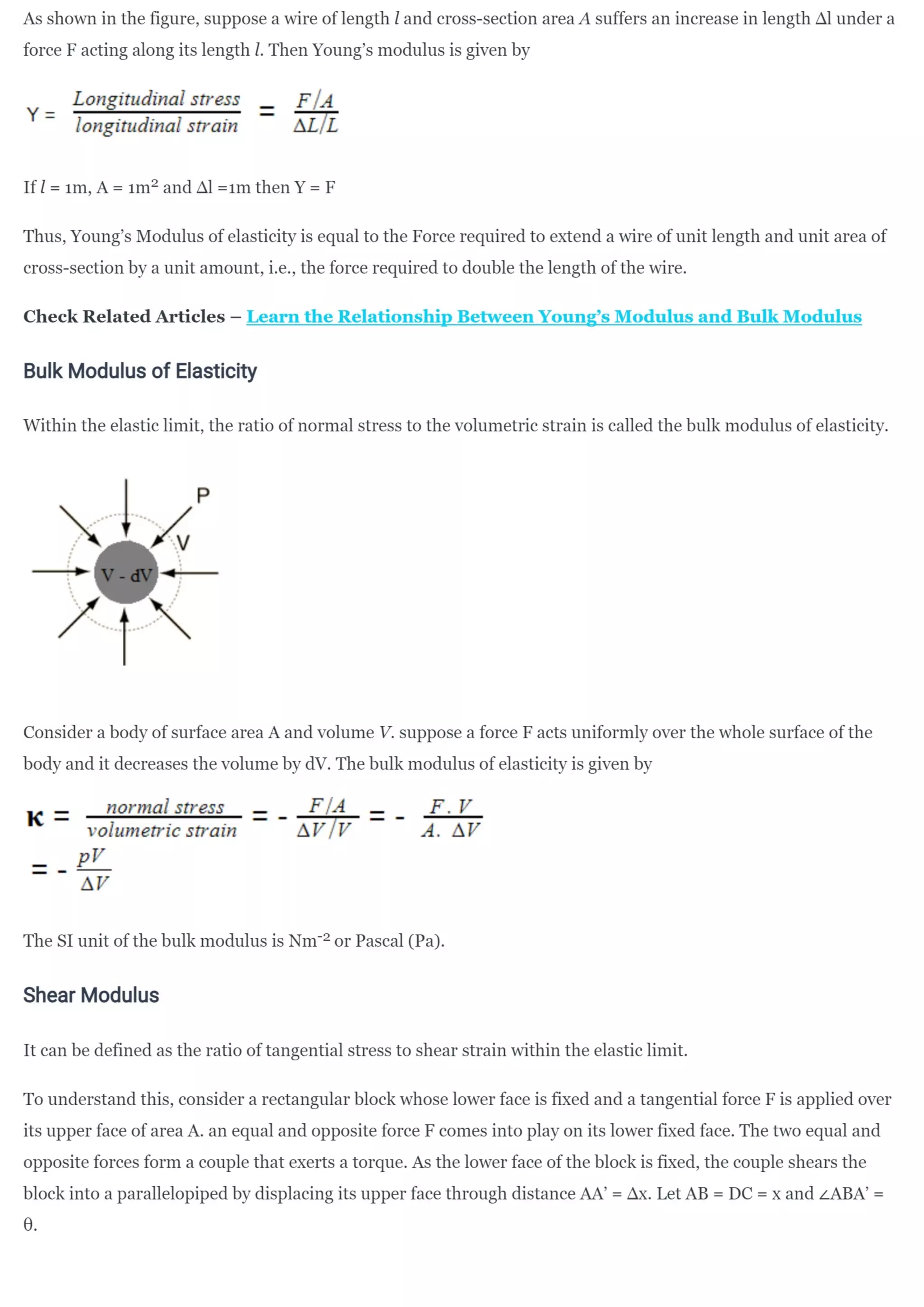 Modulus of Rigidity | PDF