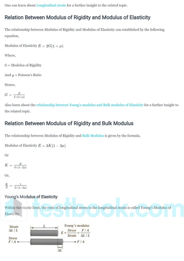 Modulus of Rigidity | PDF
