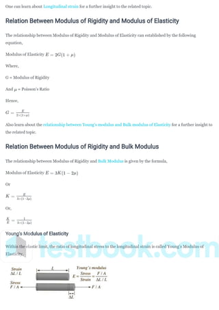 Modulus of Rigidity