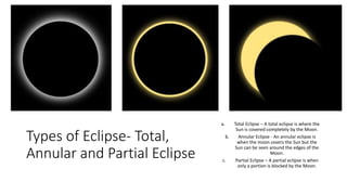 Solar and Lunar eclipse | PPTX