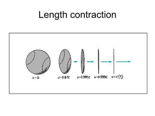 Length contraction
 
