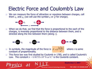 physics121_lecture02.ppt Lecture Notes from New Jersey's Science and ...