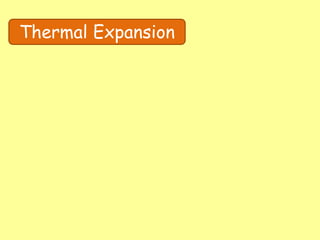 Thermal Expansion
 